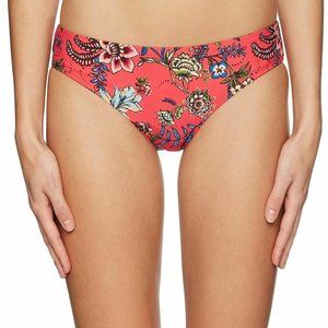 Ella Moss Women's Swimwear Red Size Large L Moss Floral Romance Retro $50
